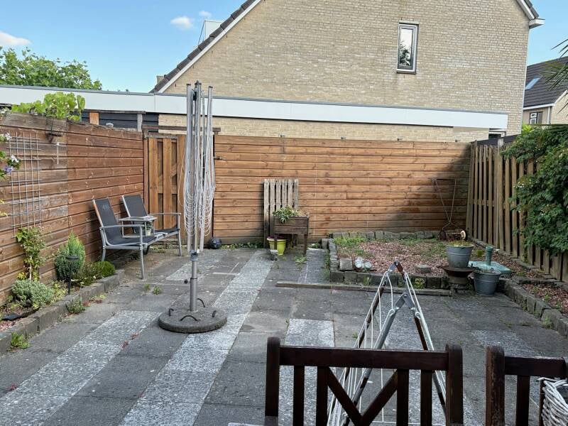 Tuin voor verbouwing