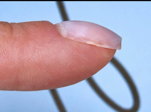Construction sur ongles convexes