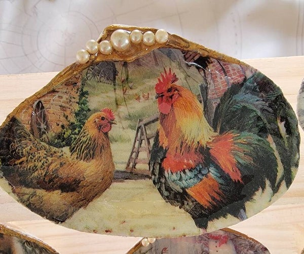 Trinket Dish Rooster