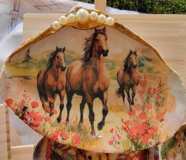 Trinket Dish Wild Horses