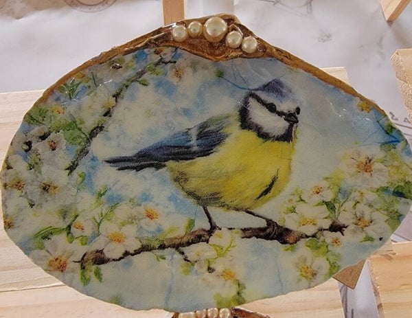 Trinket Dish Eurasian Blue Tit