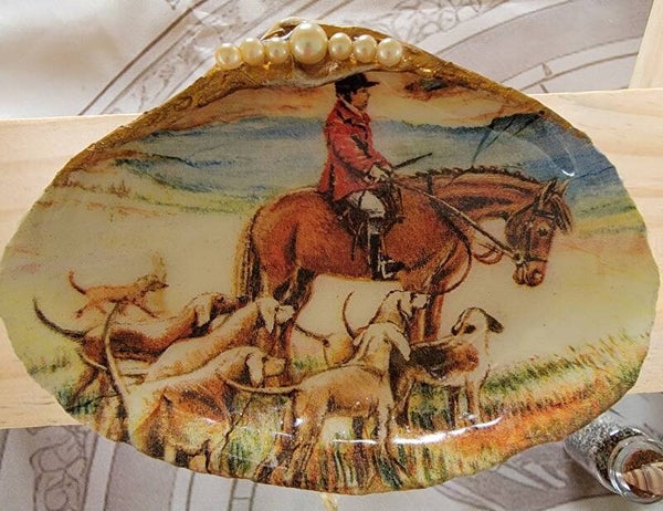 Trinket Dish Fox Hunting