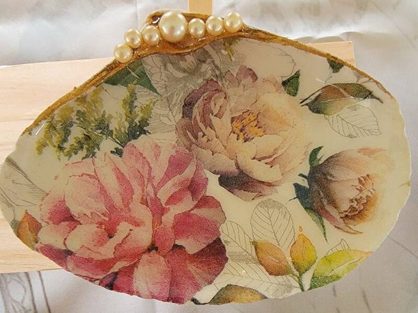 Trinket Dish Vintage Roses