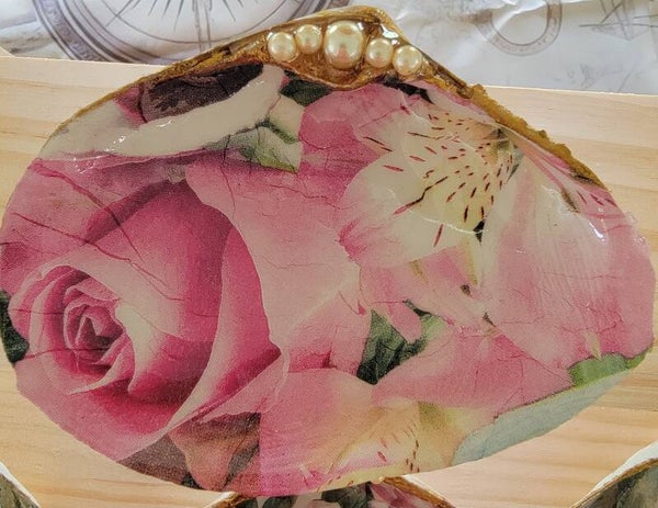Trinket Dish Pink Rose
