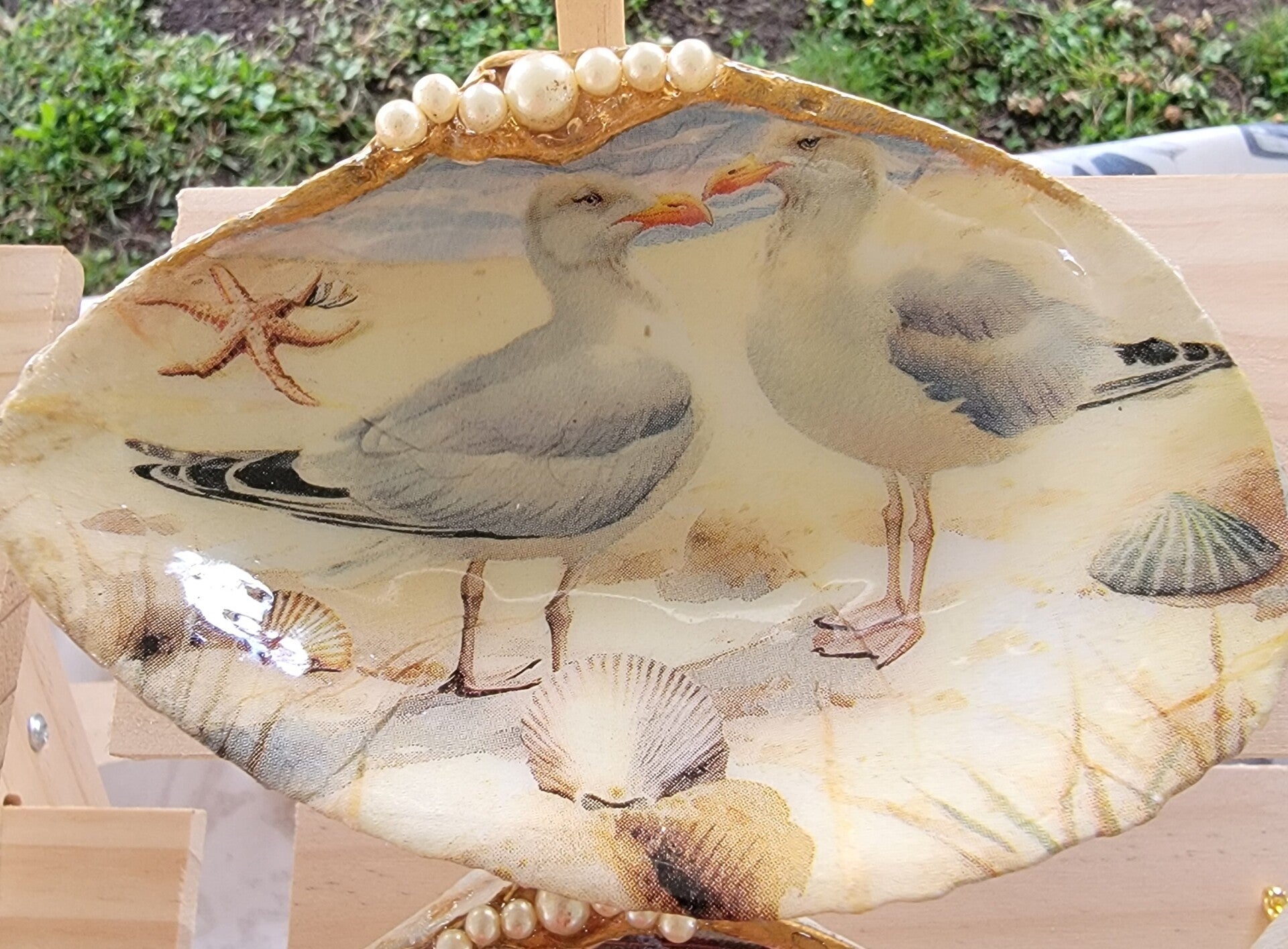 Trinket Dish Seagulls