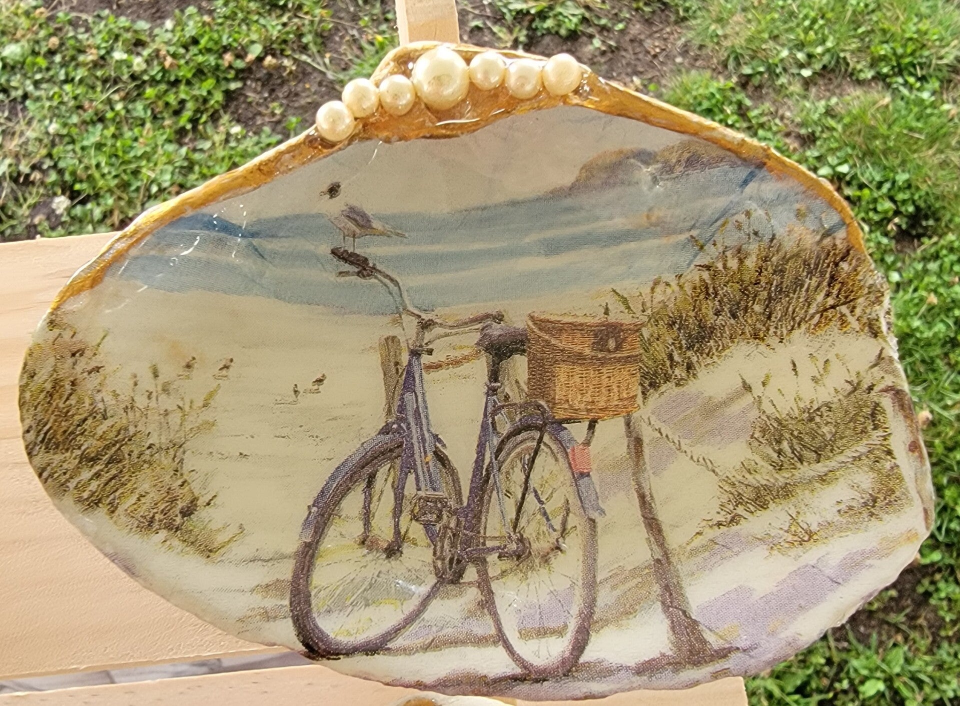 Trinket Dish Bicycle to the Beach