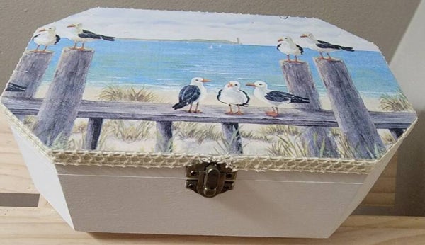 Keepsake Box Seagulls