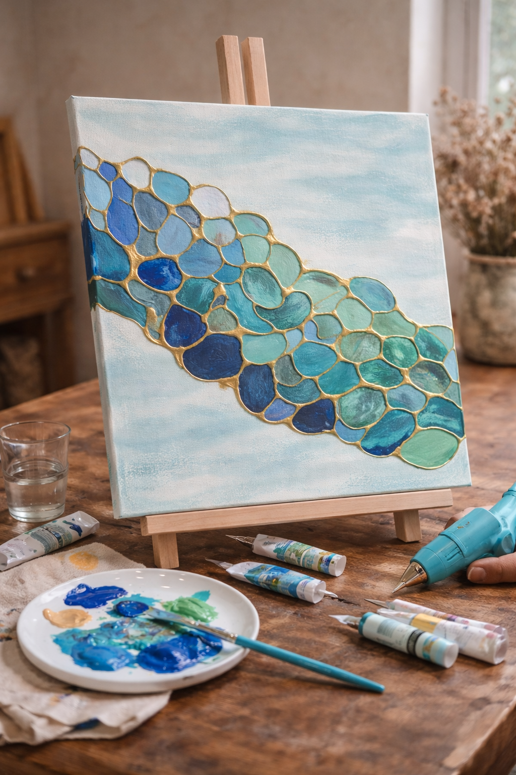 Uit je hoofd, in de kwast