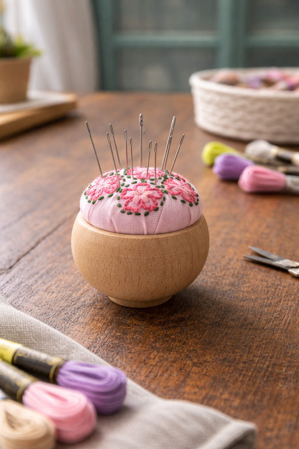 Workshop speldenkussen borduren