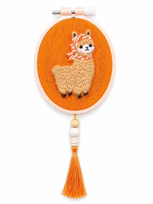 Mini Alpaca hanger oranje