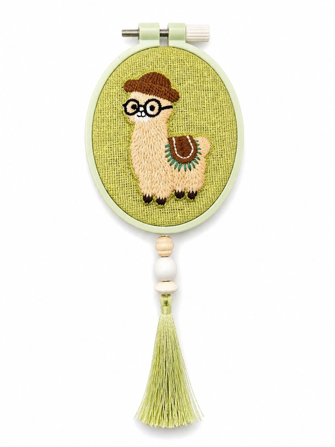Mini Alpaca hanger groen
