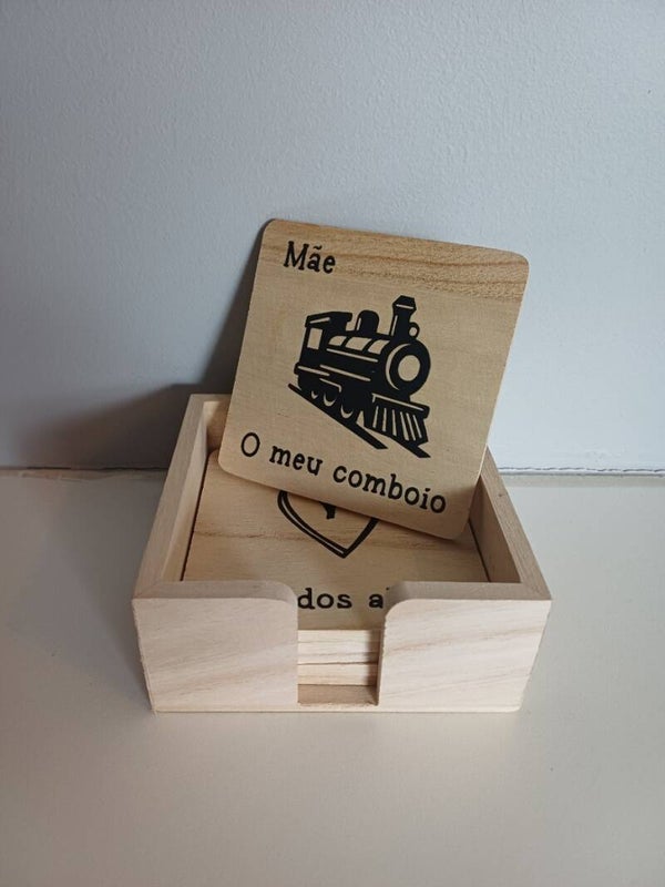 Set van 6 onderzetters