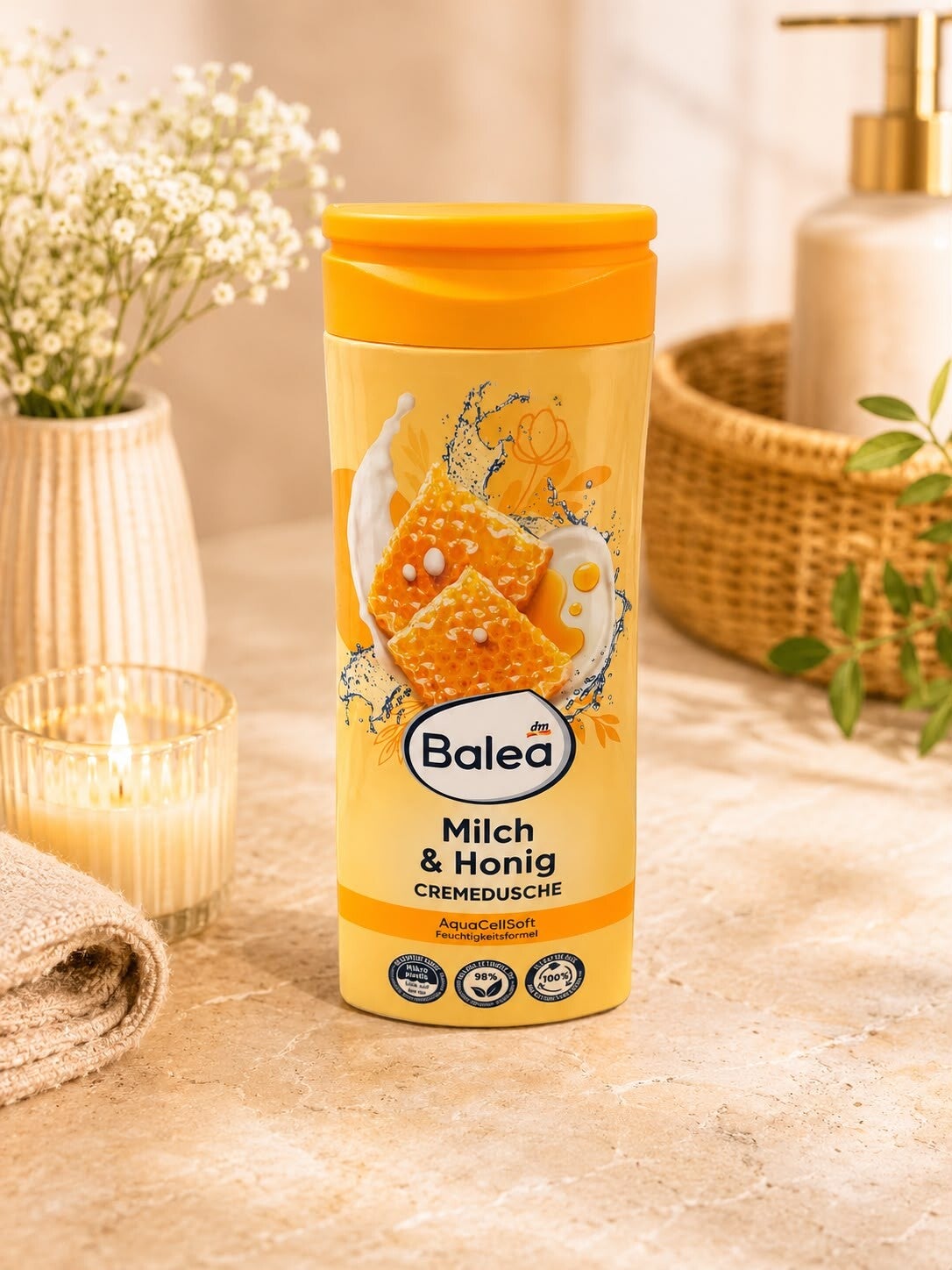 Balea Milch & Honig Crèmedouche – 300 ml