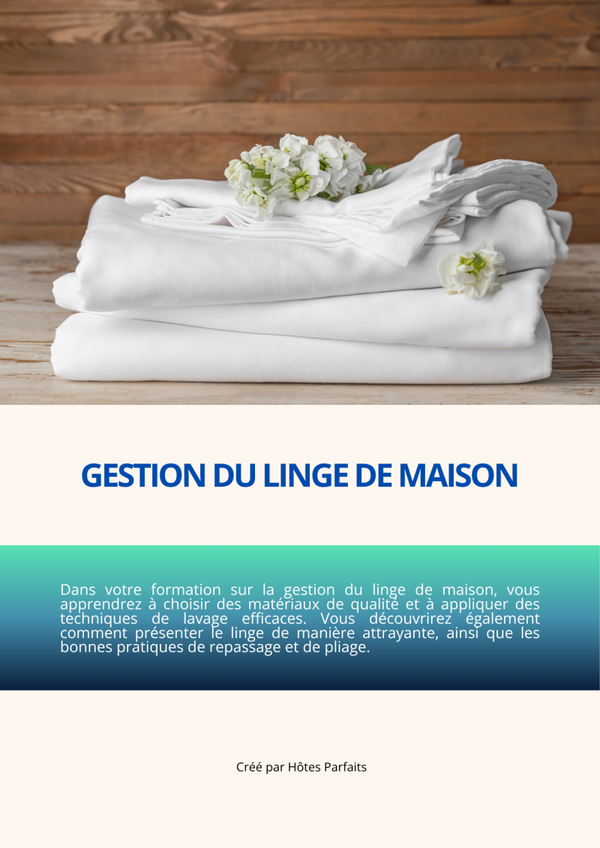 Gestion du linge de maison