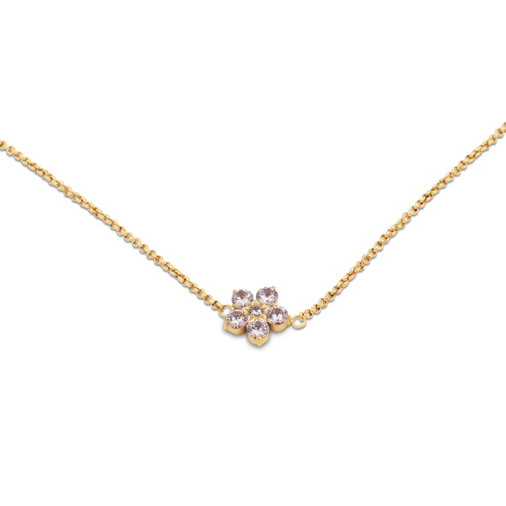 Ketting Melano Friends Anna l roze
