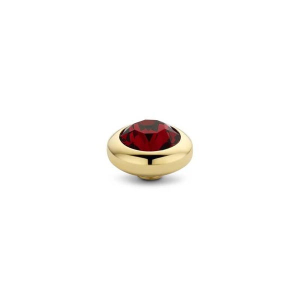 Vivid steentje Basic CZ Ruby Red goud