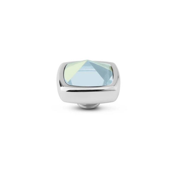 Vivid steentje Boxy CZ Moonstone zilver