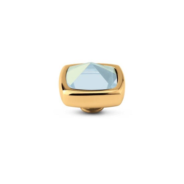 Vivid steentje Boxy CZ Moonstone goud