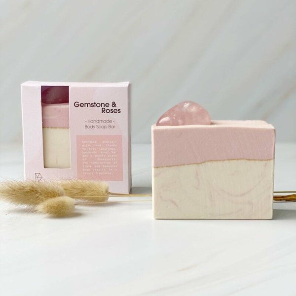 Soap bar Gemstone & Roses