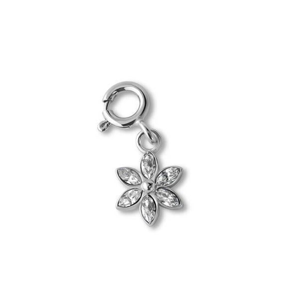 Hanger Ornaments Flower zilver