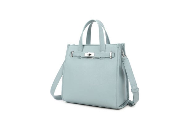 Handtas cello licht blauw