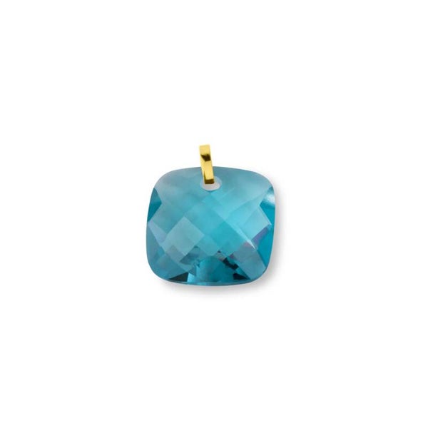 Melano Kosmic squared facet hanger azure goud