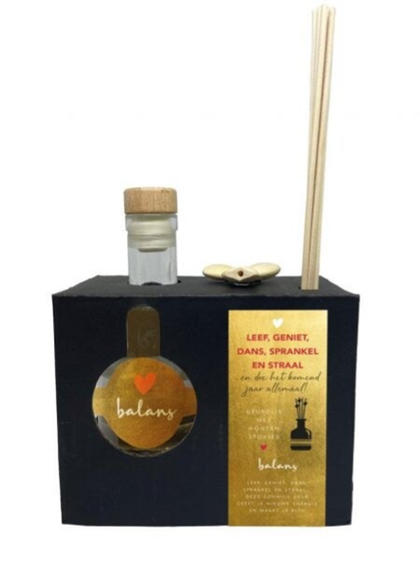 Geurstokjes Leef, Geniet, Dans, Sprankel En Straal