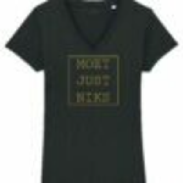 Dames t-shirt Moet just niks zwart
