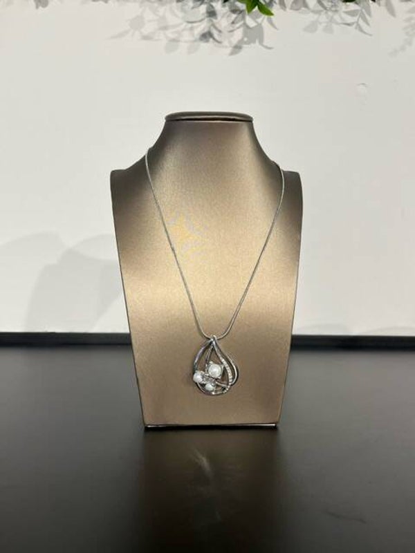 Ketting zilver parels