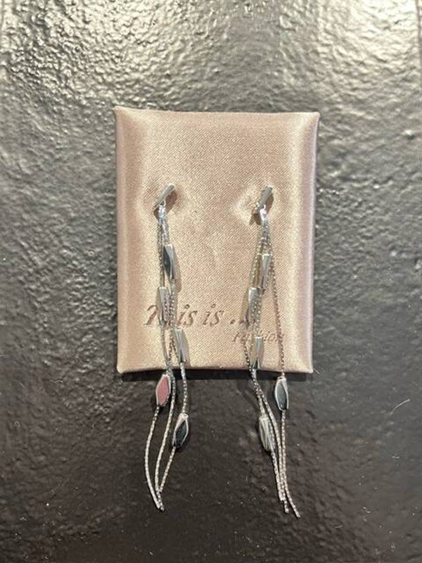 Oorbellen zilver hanger