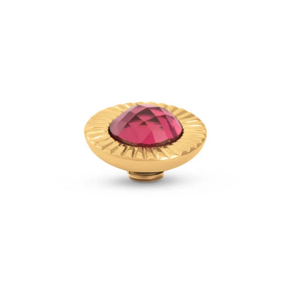 Melano Vivid Sunburst Steentje - Fuchsia