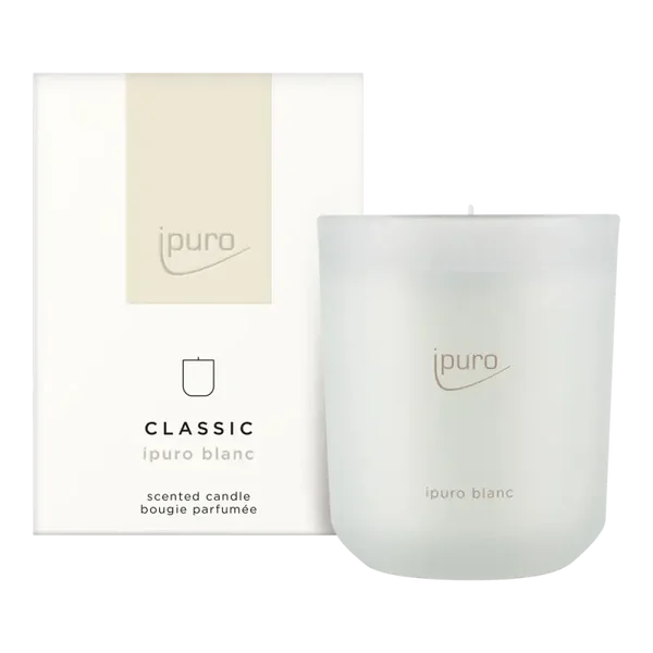 Ipuro Classic blanc geurkaars