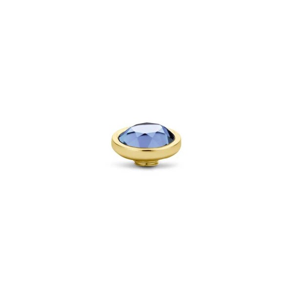 Vivid steentje No Edge Light Sapphire goud