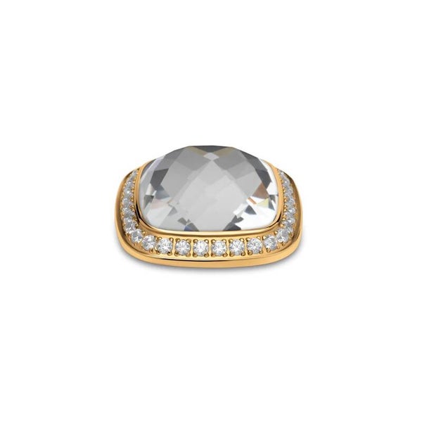 Melano Kosmic Framed Facet Square Steen goud crystal 22mm