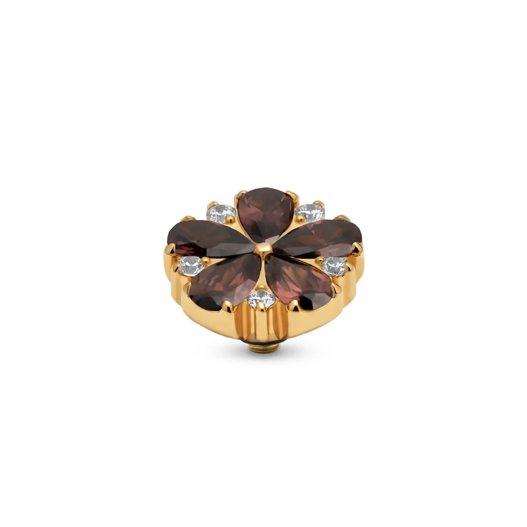 Melano Twisted Crystal Flake Steentje D bruin