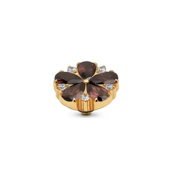 Melano Twisted Crystal Flake Steentje D bruin