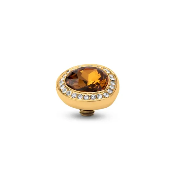 Melano Droplet CZ 12.5 mm Smoked Amber