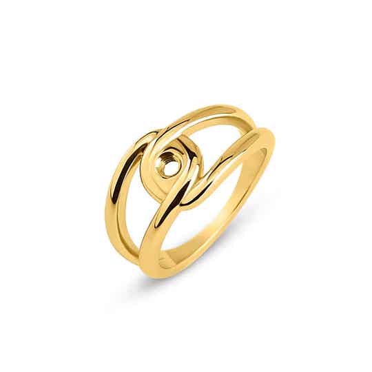 Melano Twisted Tori Ring