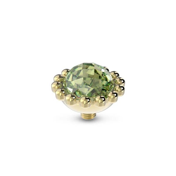 Melano steentje Bali Facet Chrysolite