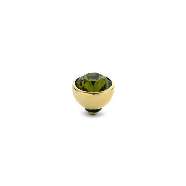Tw steentje Basic CZ 4mm Olive