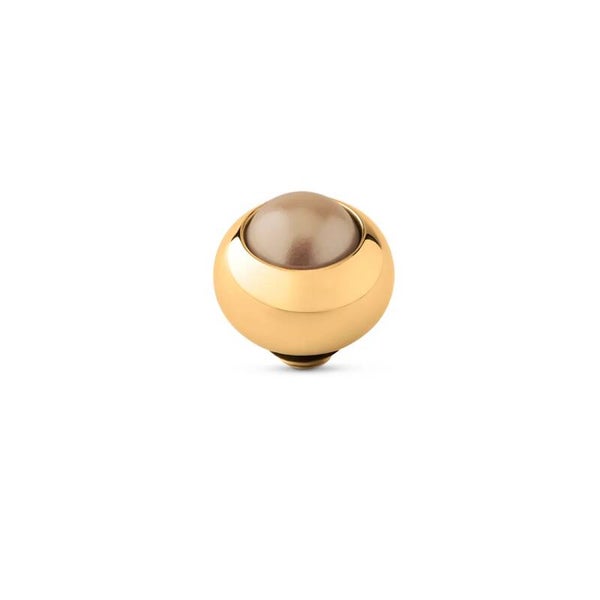 Melano  steentje Dot Pearl Effect Bronze