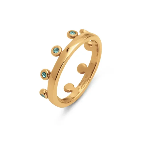 Unite Zita light turquoise goud