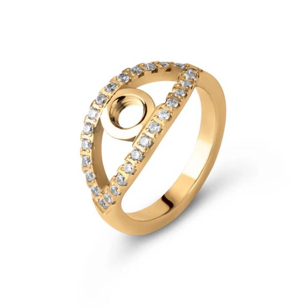Vivid ring Vienne CZ goud
