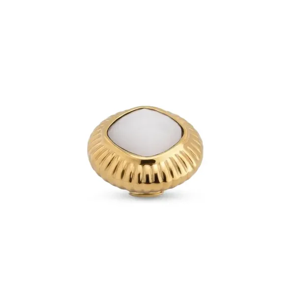 Melano Vivid Round Square Steentje creme