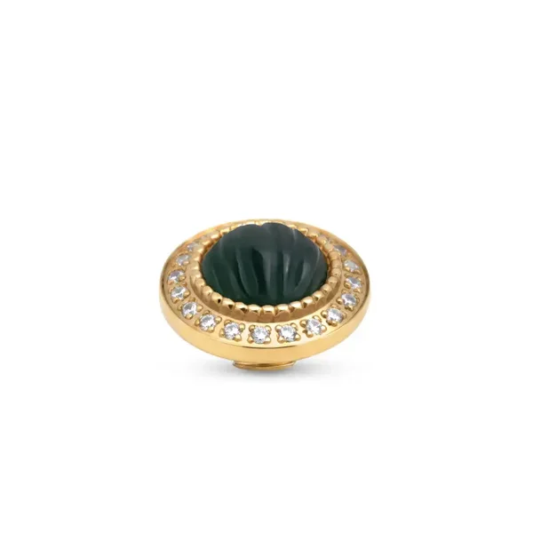 Melano Vivid Crystal Shine Steentje green
