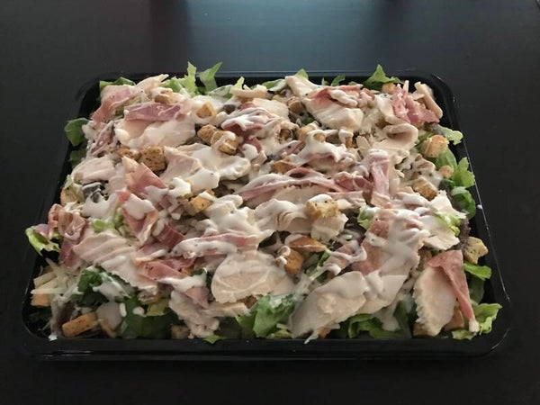Chicken & BBcon Caesar Salad (feed 7)