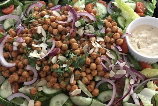 Roasted Chickpea with Hummus