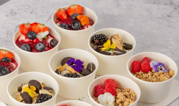Greek Yoghurt Pot Selection Platter