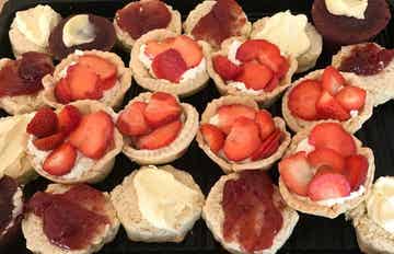 Vegan Afternoon Tea Menu (Price per person)