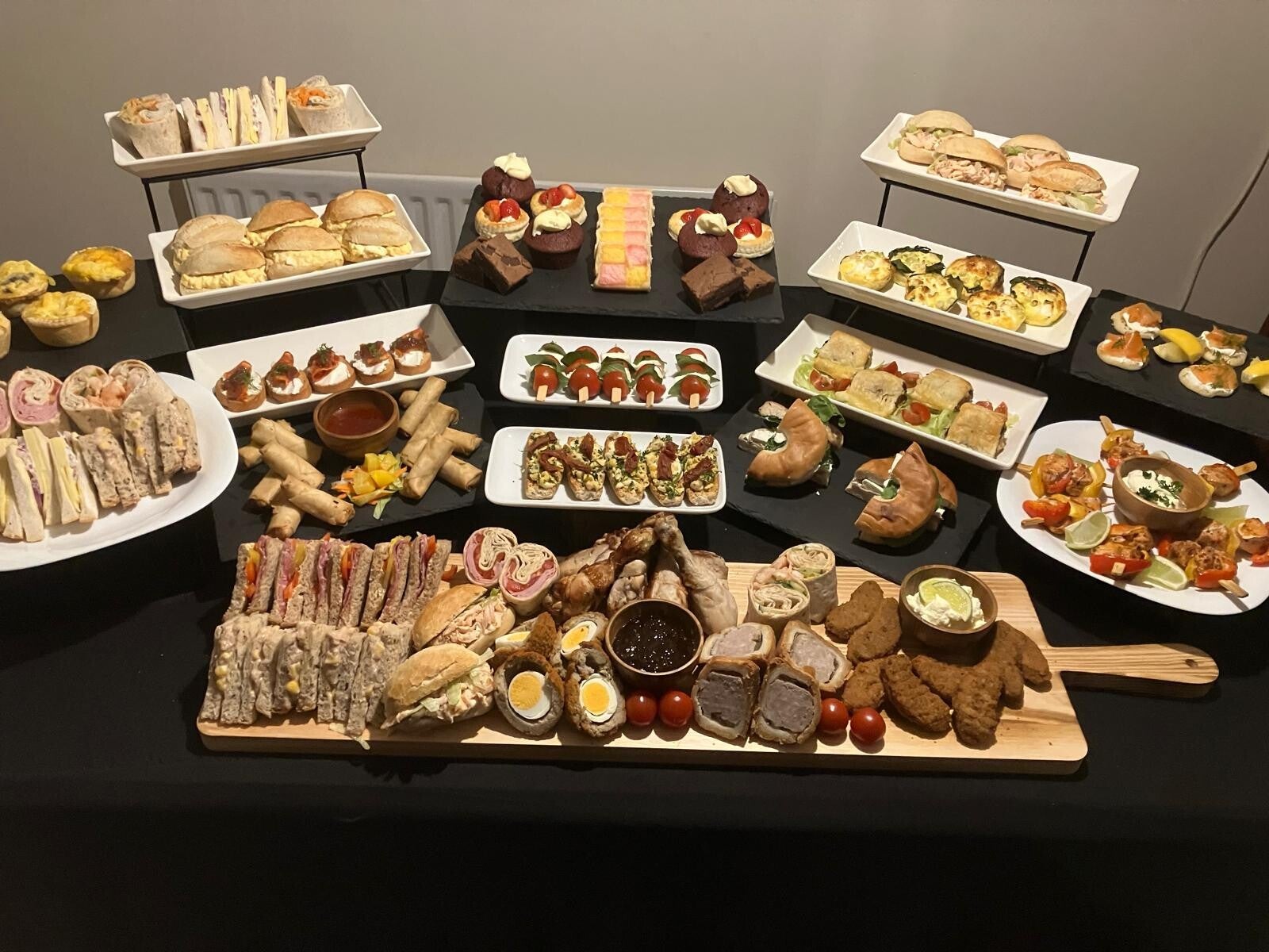 Hot & Cold Finger Buffet Menu D (Price per person)